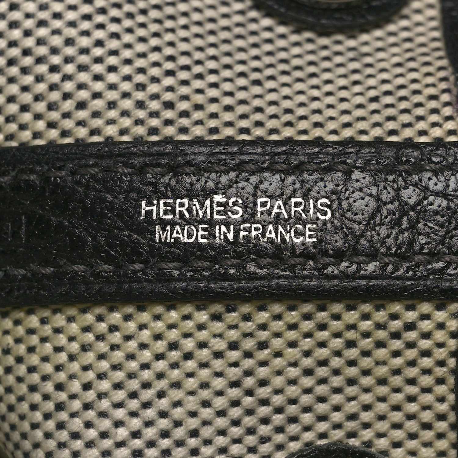 Hermes Buffle Skipper Toile Garden Party 30 TPM Black 6 of 8