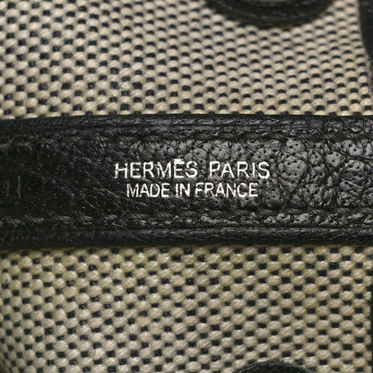 Hermes Buffle Skipper Toile Garden Party 30 TPM Black 6 of 8