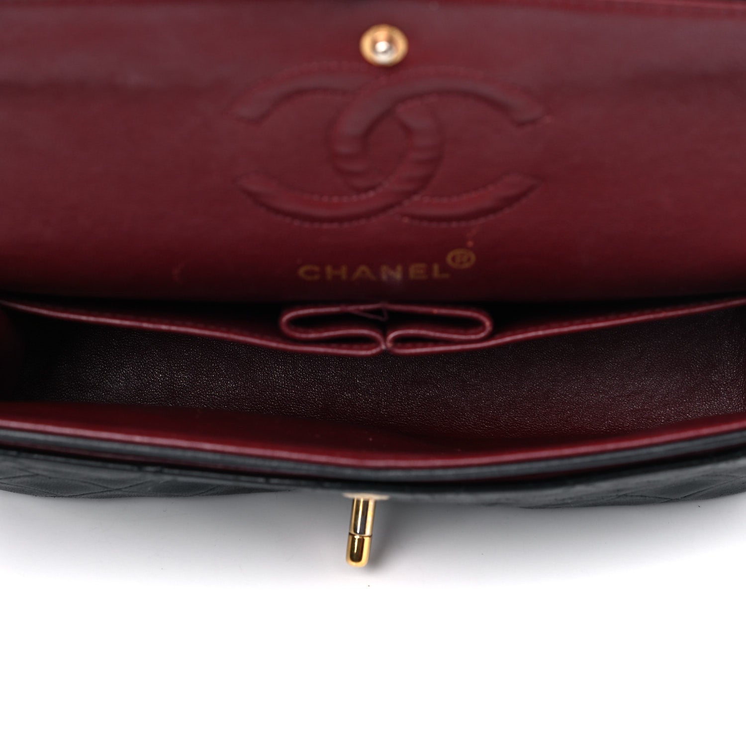 Chanel Lambskin Quilted Small Double Flap Black 5 of 25