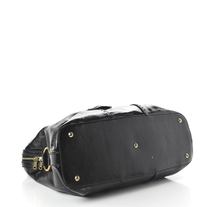 Saint Laurent Patent Oversized Muse Black 4 of 9