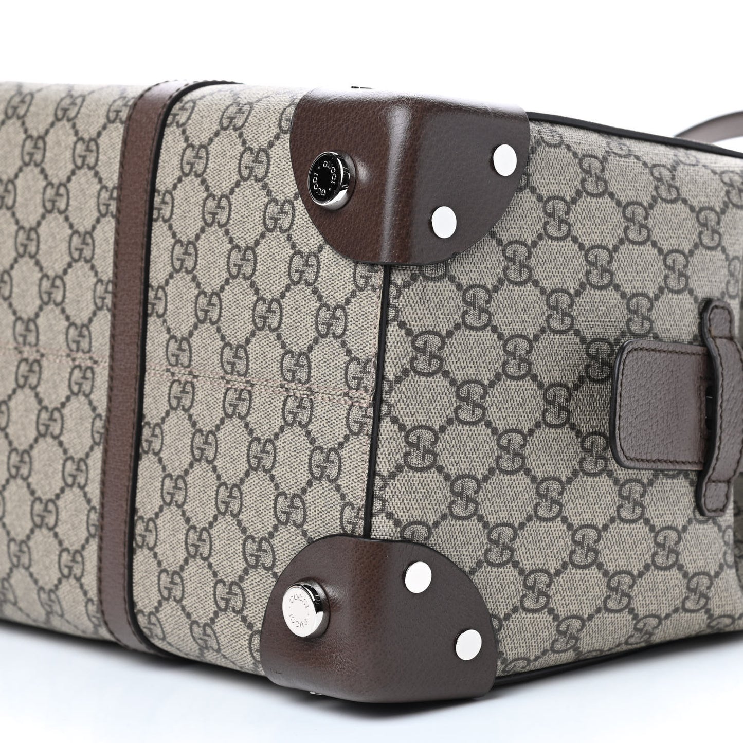 GG Supreme Monogram Large Tote Bag Beige Ebony
