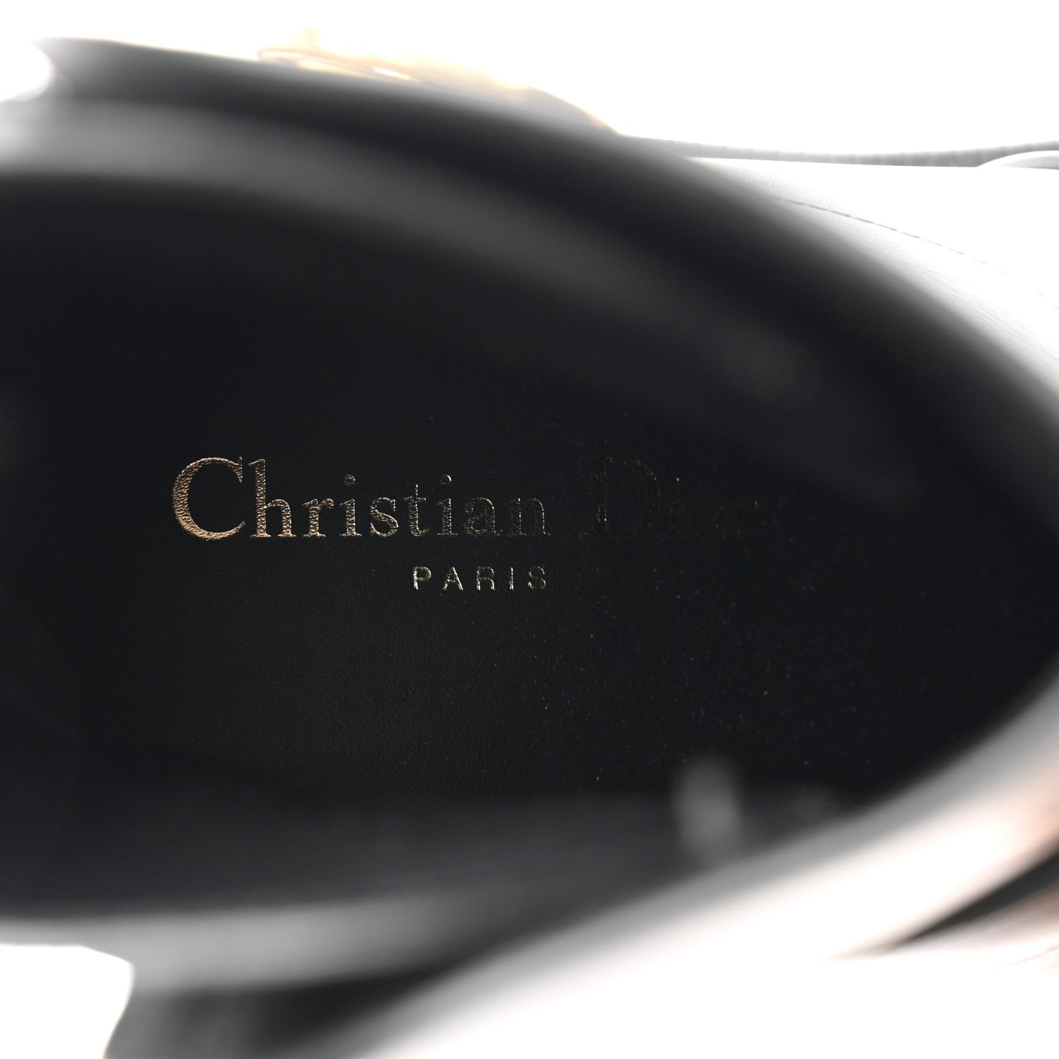 Christian Dior Calfskin Empreinte Ankle Boot 38 Black 7 of 8