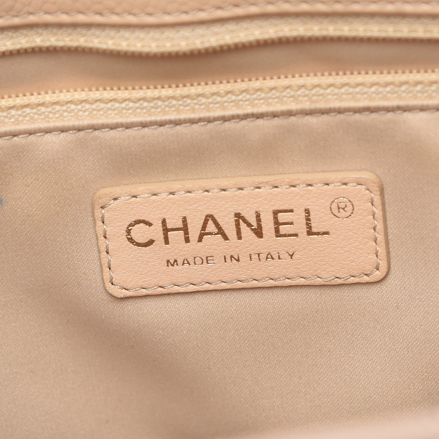 Chanel Caviar Quilted Grand Shopping Tote GST Beige Clair 6 of 15