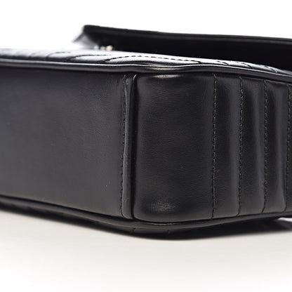 Prada Soft Calf Impunture Diagramme Flap Black 8 of 9