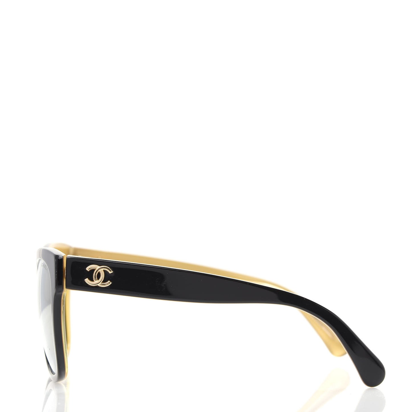 Acetate Square CC Sunglasses 5380 Black