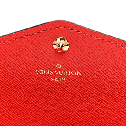 Louis Vuitton LOUIS VUITTON Monogram Sarah Wallet NM Coquelicot 6 of 8