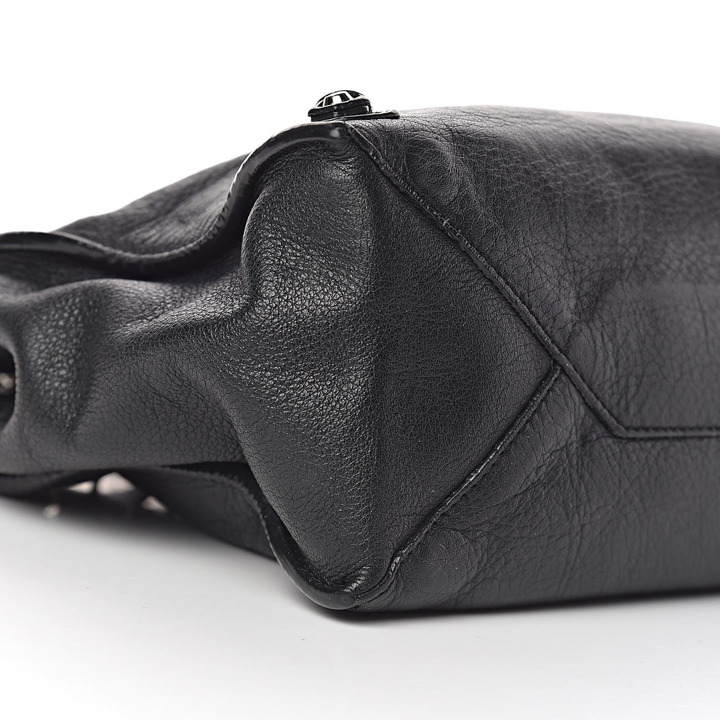 Calfskin Papier Mini A4 Tote Black
