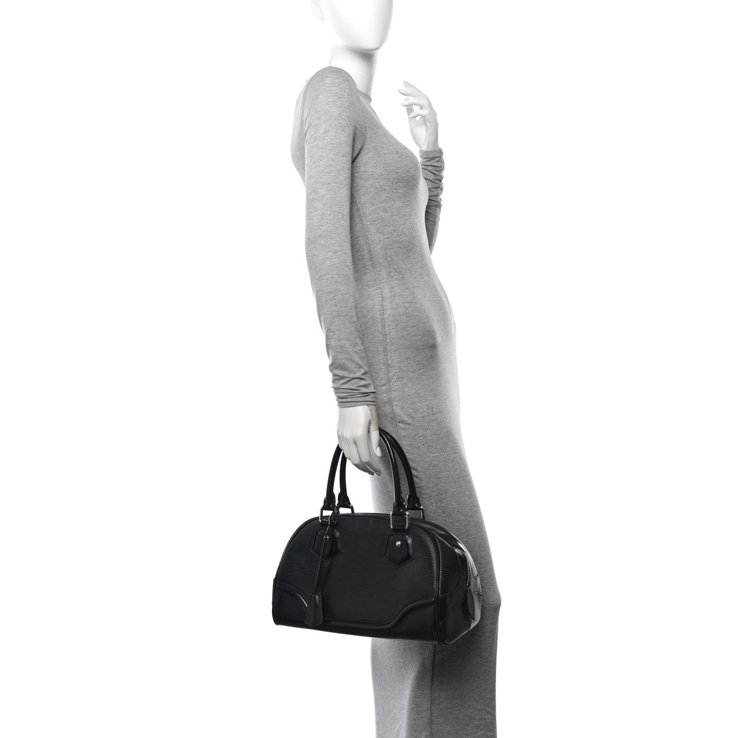 Louis Vuitton Epi Bowling Montaigne PM Black 2 of 13