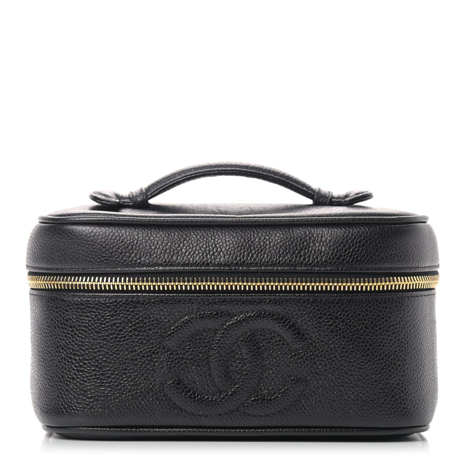 Chanel Caviar Vanity Cosmetic Case Black 1 of 7