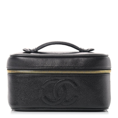 Chanel Caviar Vanity Cosmetic Case Black 1 of 7