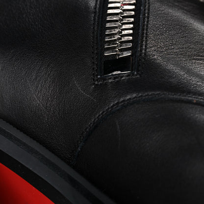 Christian Louboutin Calfskin Winter Spikes 70 Combat Boots 39.5 Black 12 of 15