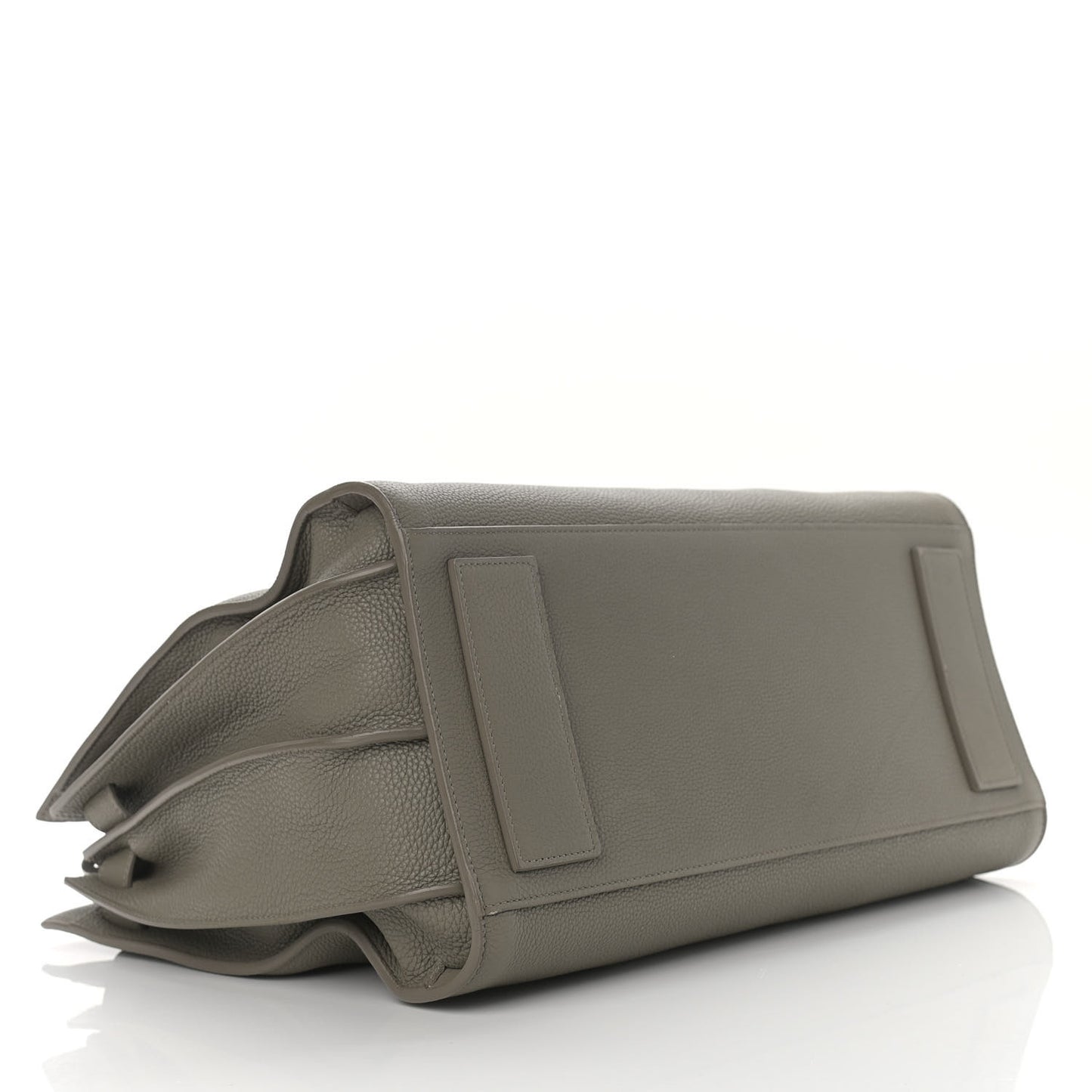 Grained Calfskin Medium Supple Sac De Jour Kaki Militaire
