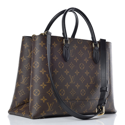 Louis Vuitton Monogram Flower Tote Black 3 of 8