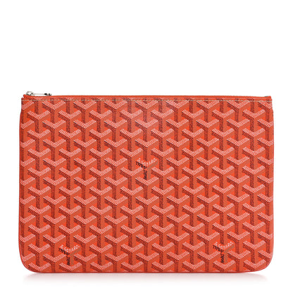 Goyard Goyardine Senat Pochette MM Orange 1 of 9