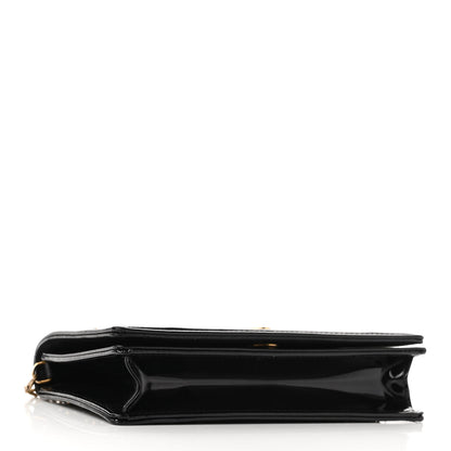 Christian Dior Patent Studded Diorama Flap Bag Black 4 of 8