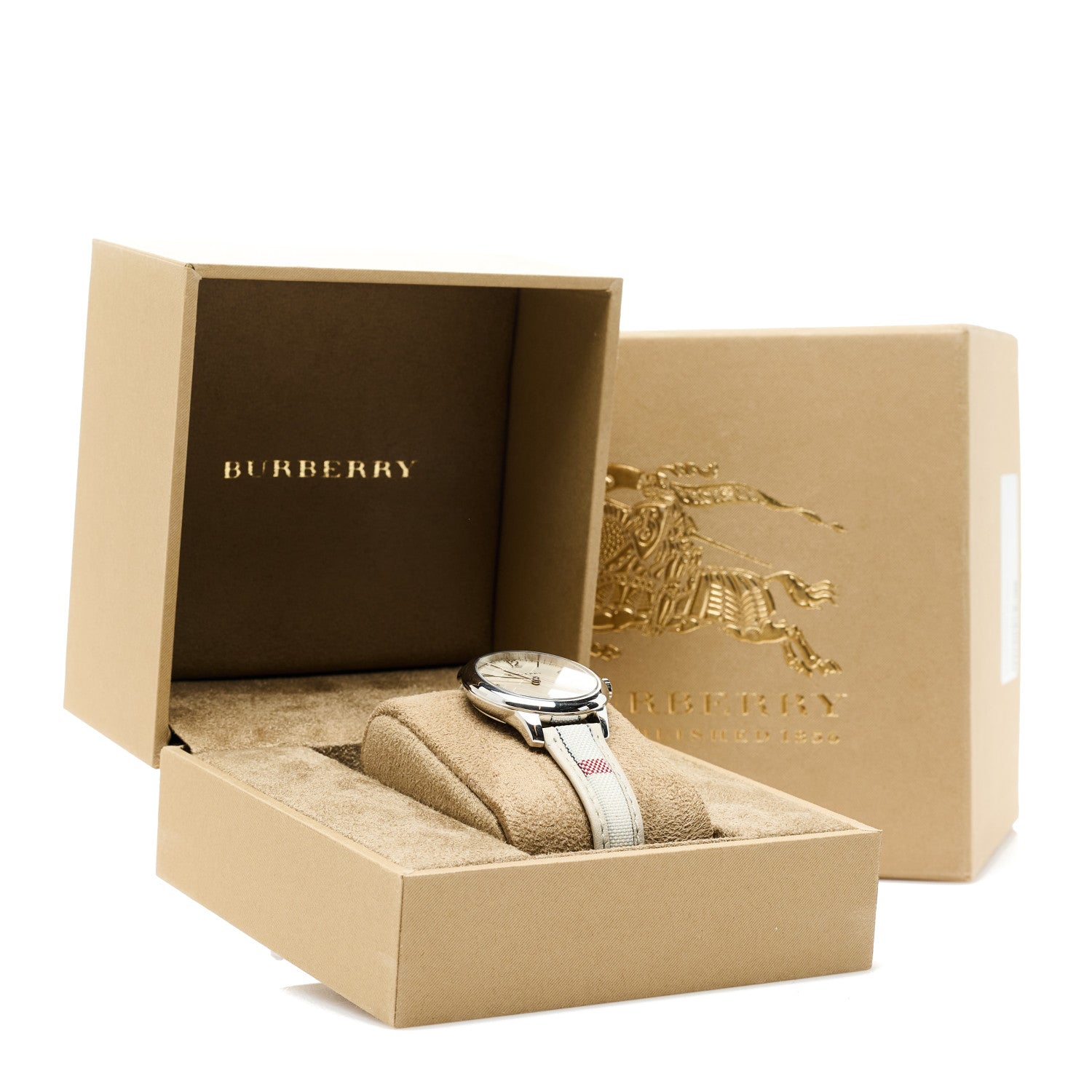 Burberry Stainless Steel Calfskin 32mm Classic Quartz Watch BU10113 5 of 5