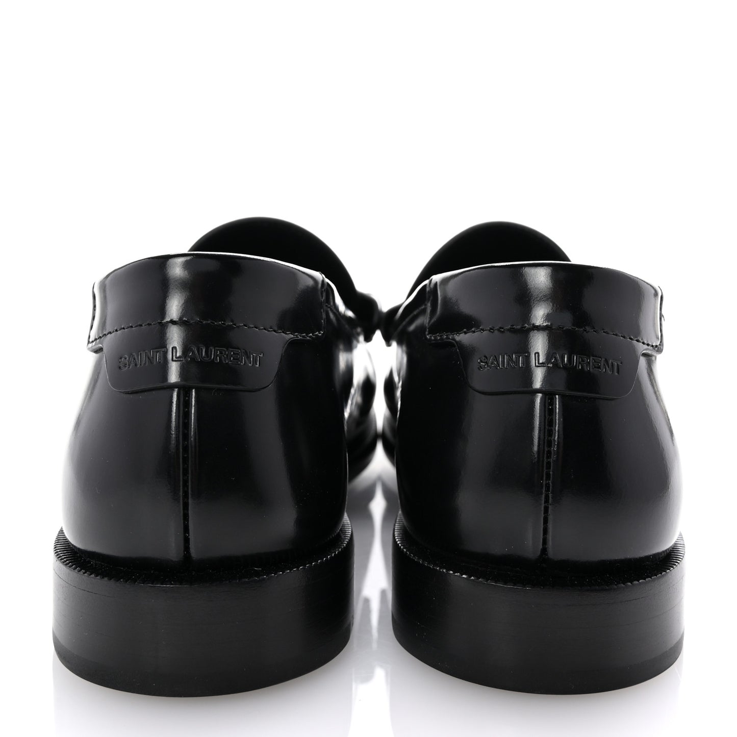 Calfskin Penny Loafers 40 Black