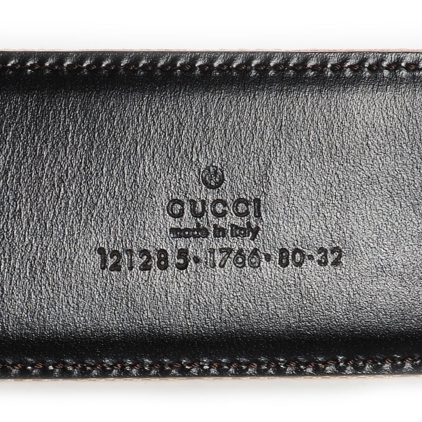 Monogram Bamboo Buckle Belt 80 32