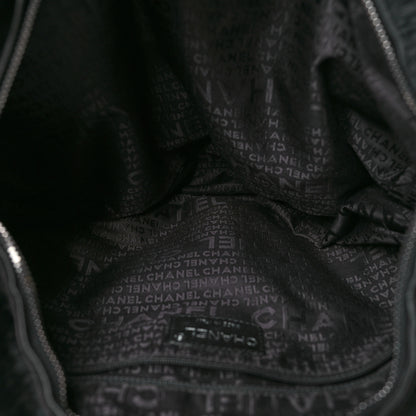 Chanel Rabbit Fur Hobo Black 5 of 9