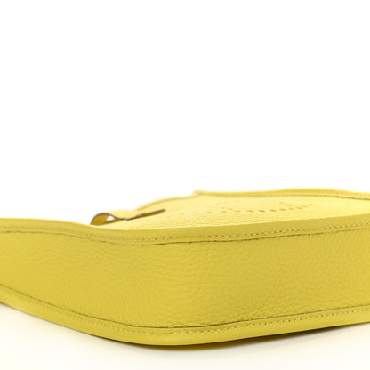 Hermes Taurillon Clemence Evelyne TPM Lime 8 of 9