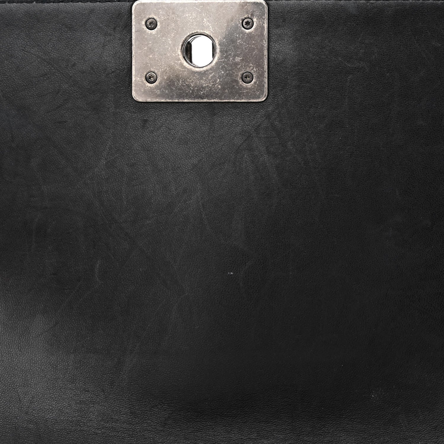 Chanel Lambskin Pleated Medium Boy Flap Black 11 of 14