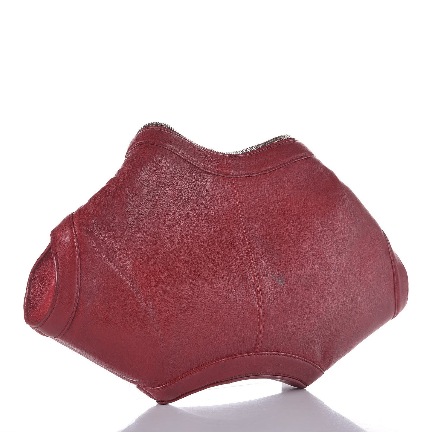 Calfskin De Manta Clutch Red