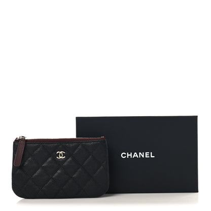 Chanel Caviar Quilted Small Cosmetic Case Black 8 of 8