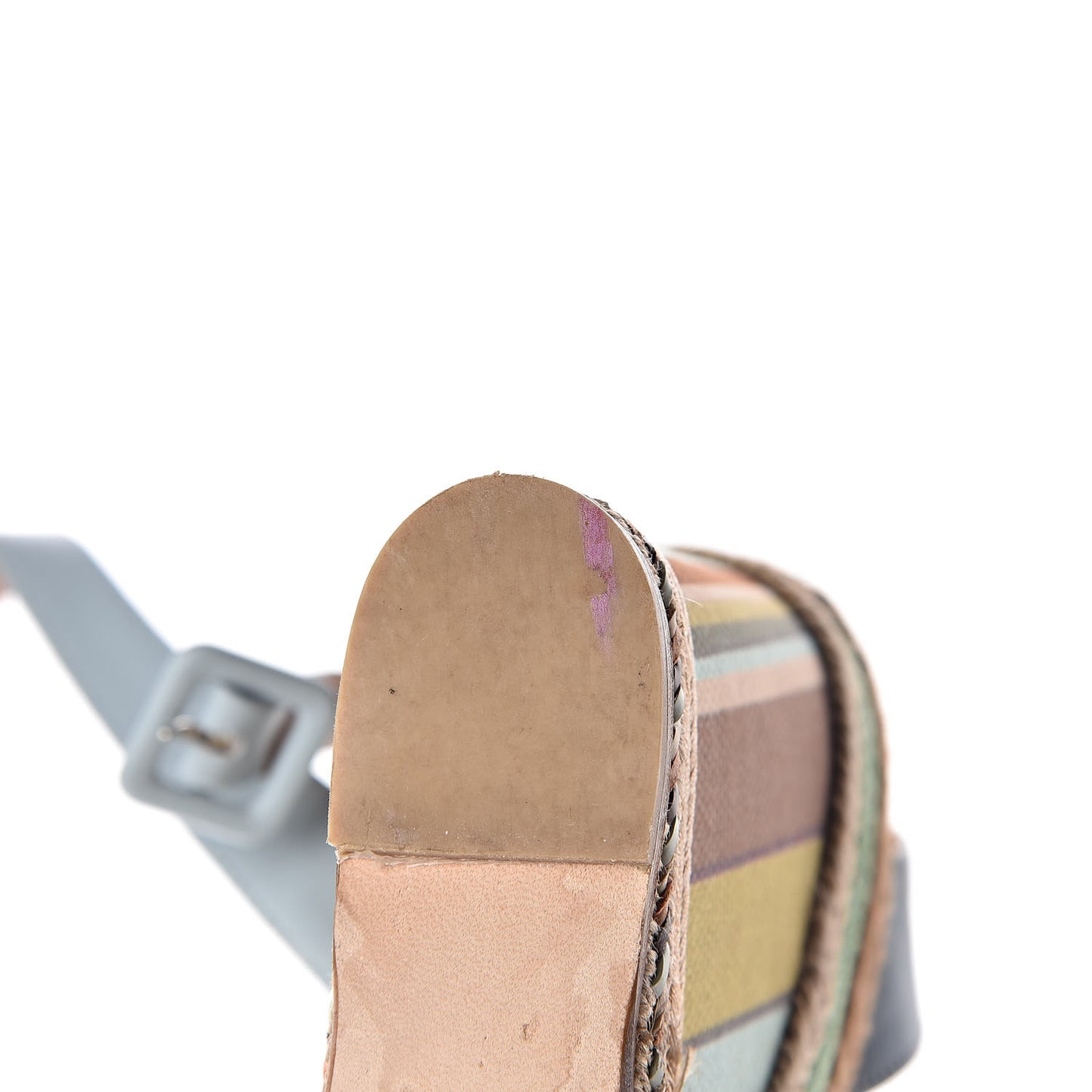 Calfskin Calfskin Native Couture 1975 Espadrille Wedge Sandals 39 Sky Sorbet Multicolor