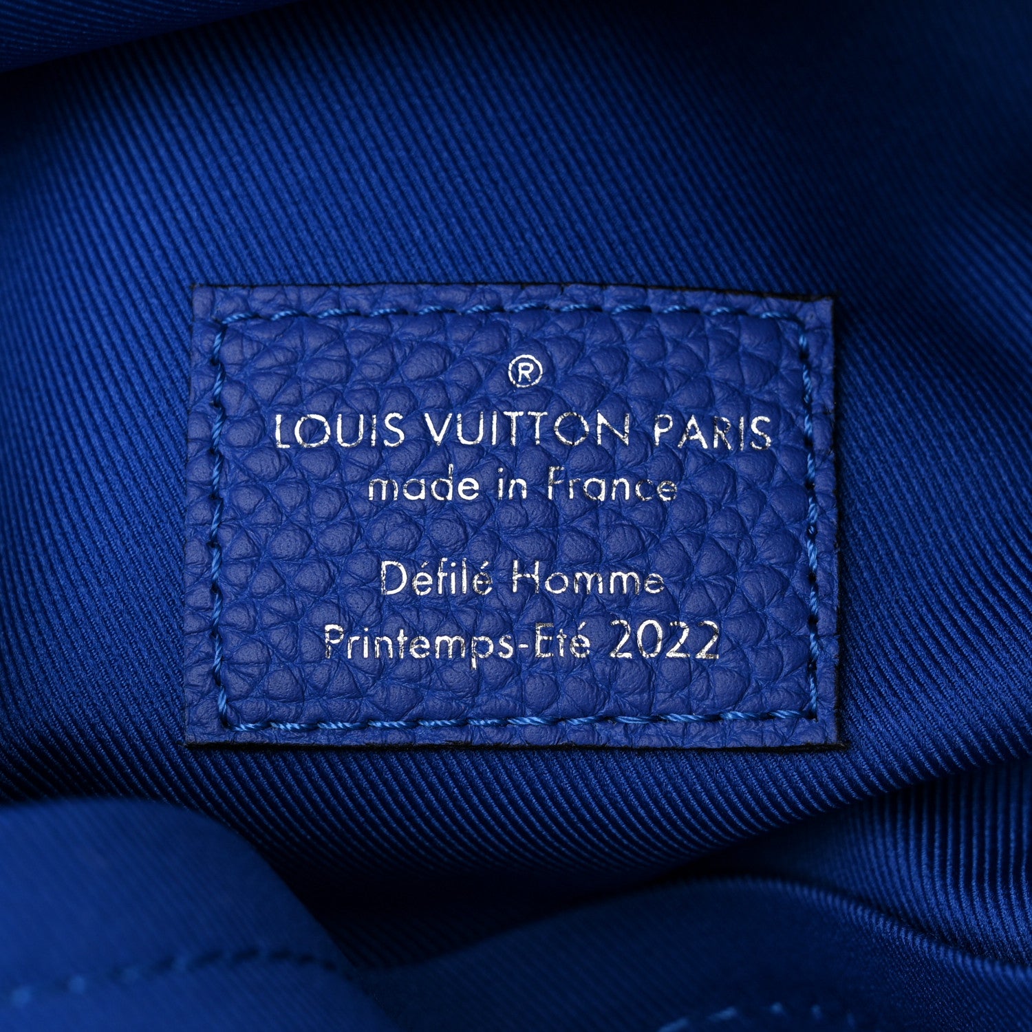 Louis Vuitton Taurillon Illusion Multipockets Backpack Bleu Vert 6 of 9