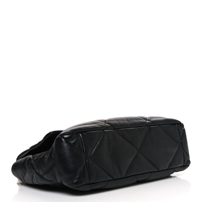 Chanel Lambskin Quilted Large Chanel 19 Flap Black 4 of 10