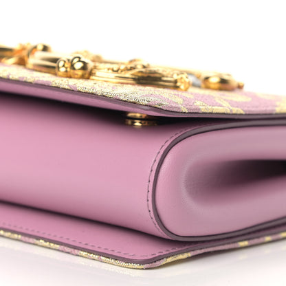 Dolce & Gabbana Brocade DG Girls Shoulder Bag Light Pink 8 of 8