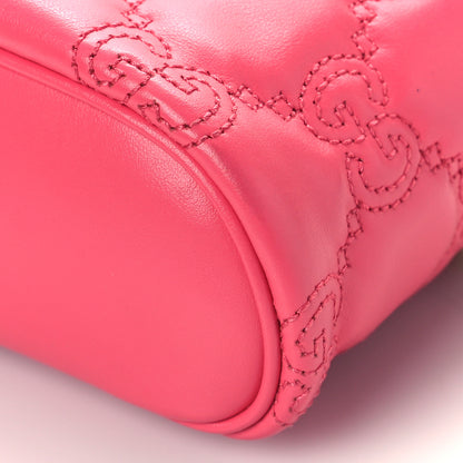 Gucci Calfskin GG Matelasse Mini Top Handle Bag Rhodamine Pink 8 of 9