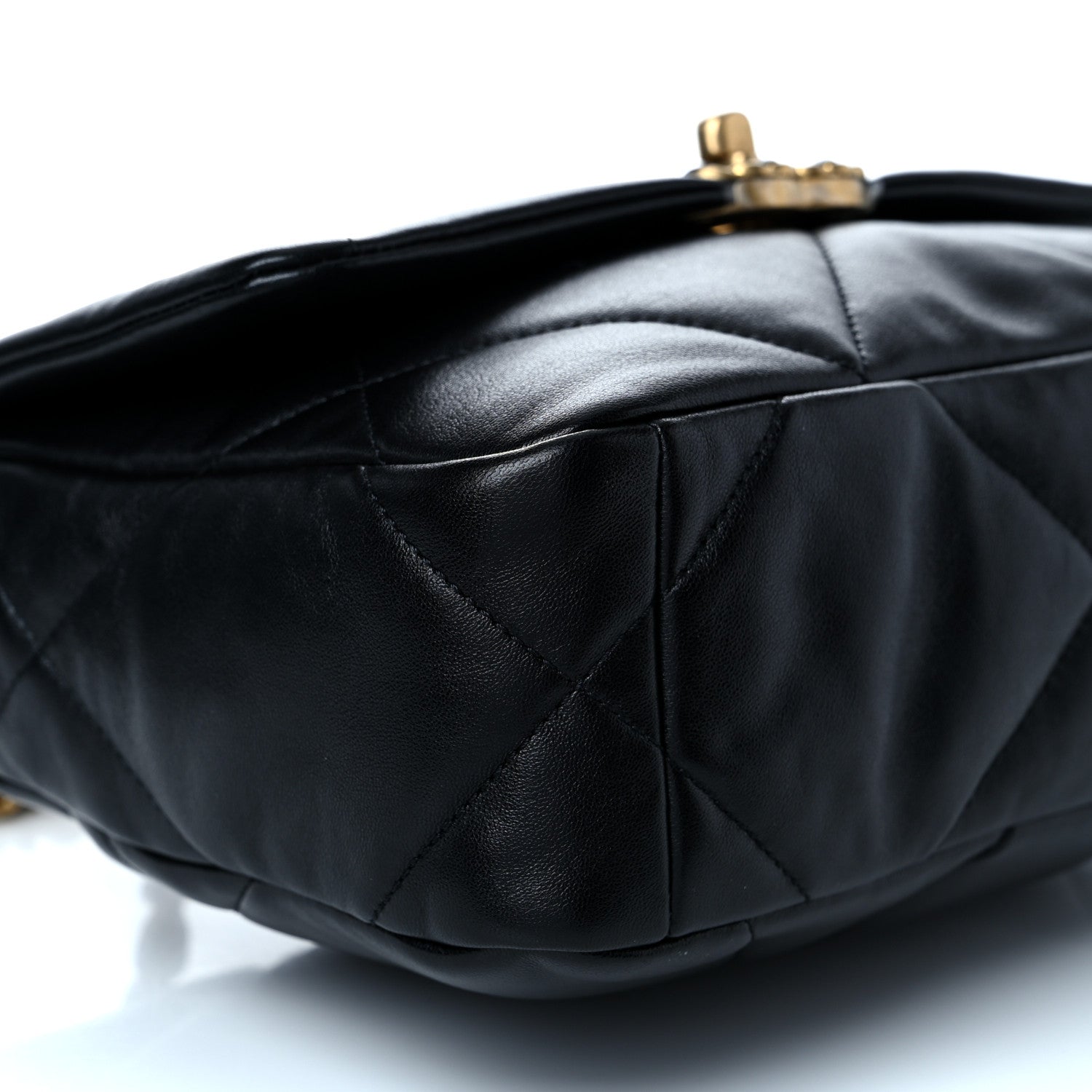 Chanel Lambskin Quilted Medium Chanel 19 Flap Black 9 of 11