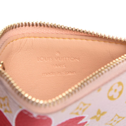 Louis Vuitton Monogram Cherry Blossom Key Pouch Red 6 of 7