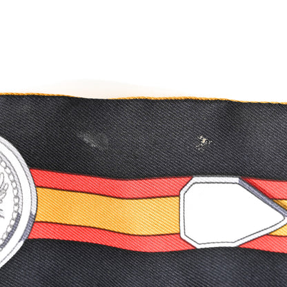 Hermes Silk Grand Tralala Twilly Miel Black Multicolor 5 of 5