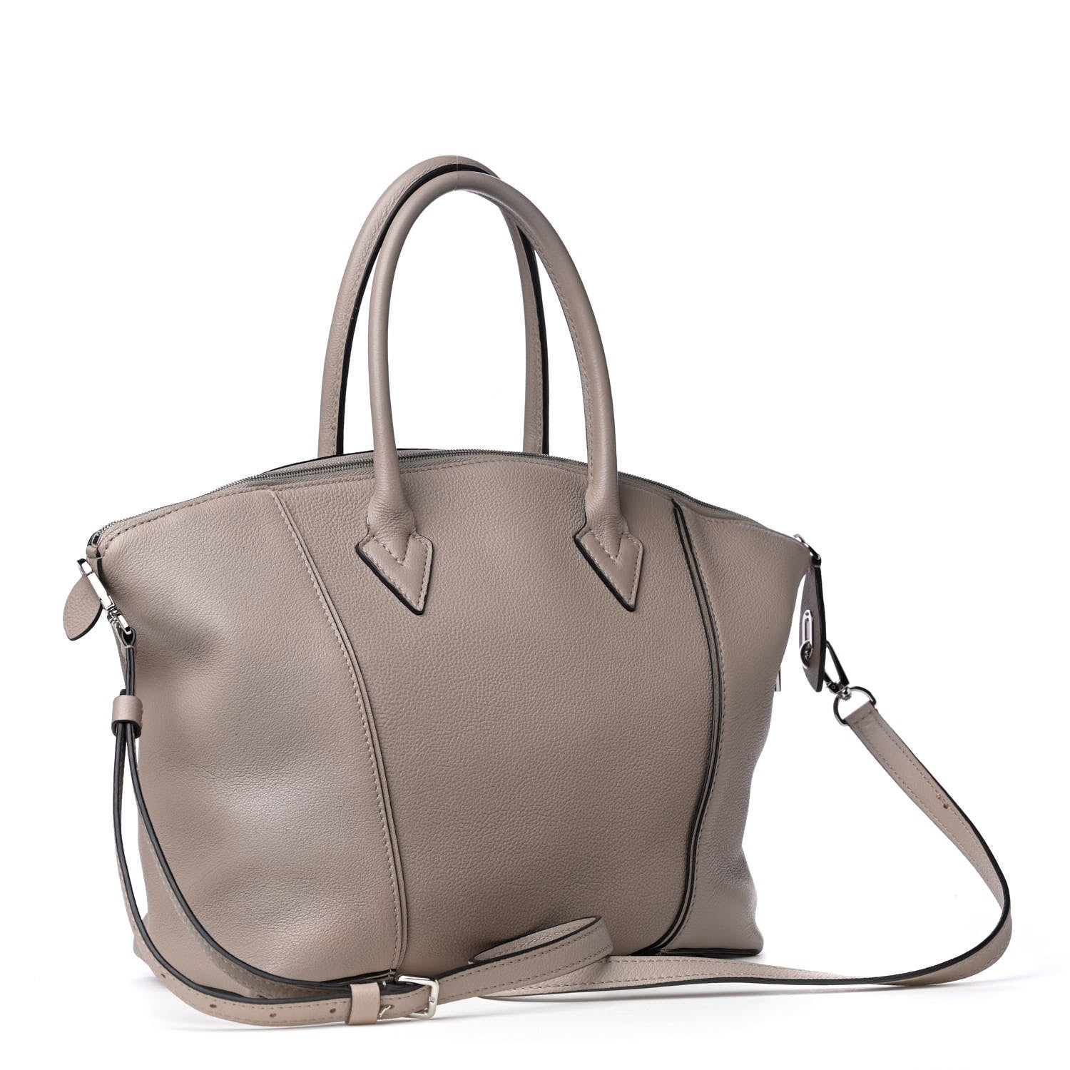 Louis Vuitton Veau Cachemire Soft Lockit PM Galet 2 of 4