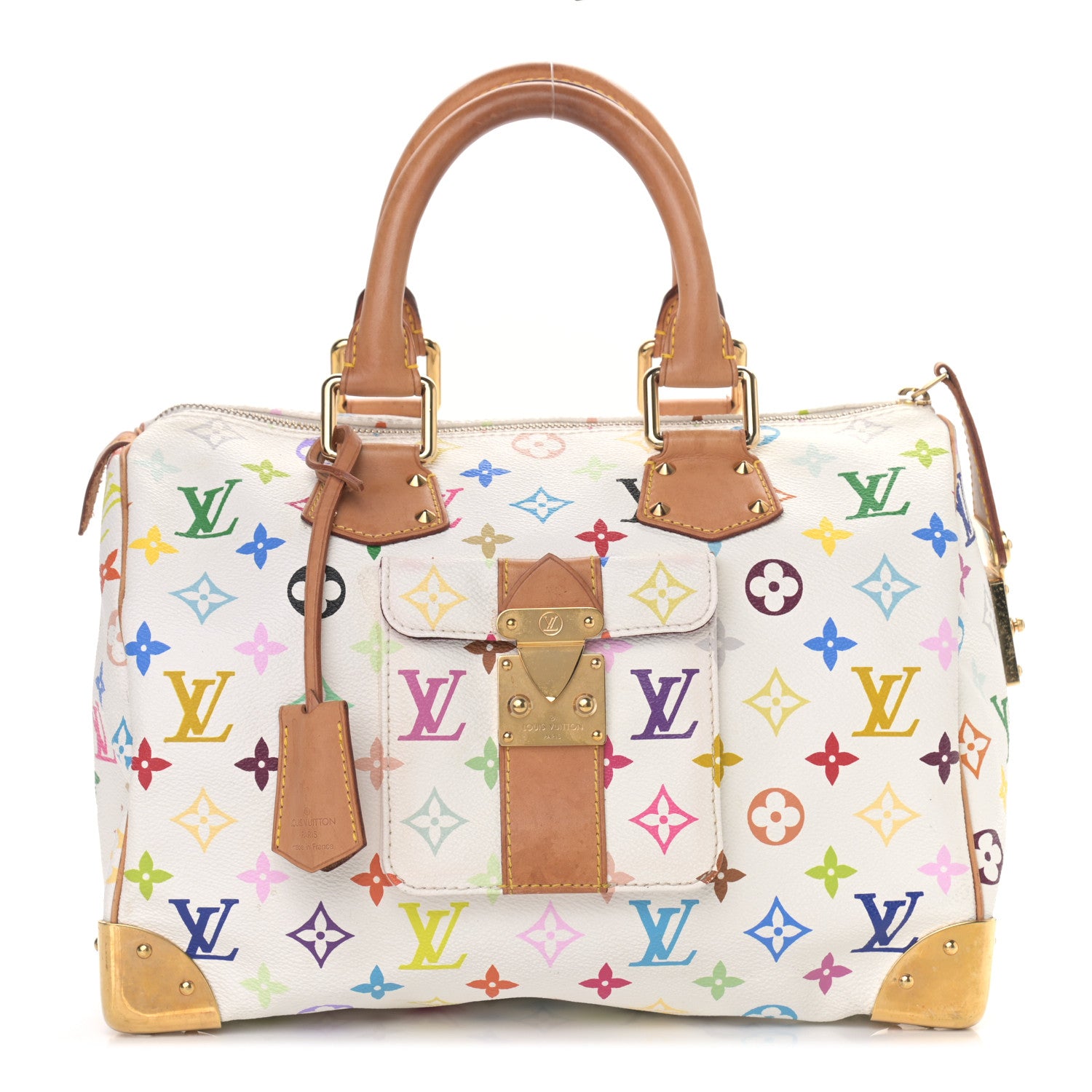 Louis Vuitton Monogram Multicolor Speedy 30 White 1 of 9