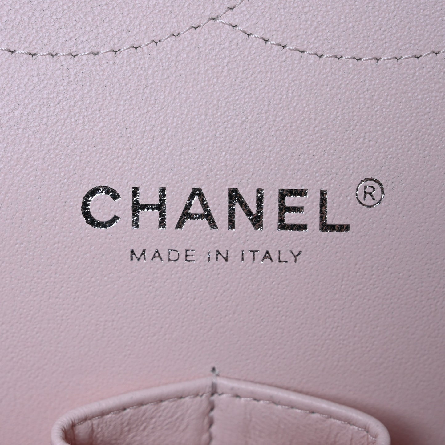 Patent Quilted Jumbo Double Flap Light Pink