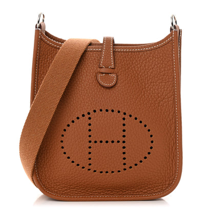 Hermes Taurillon Clemence Evelyne TPM Gold 1 of 11