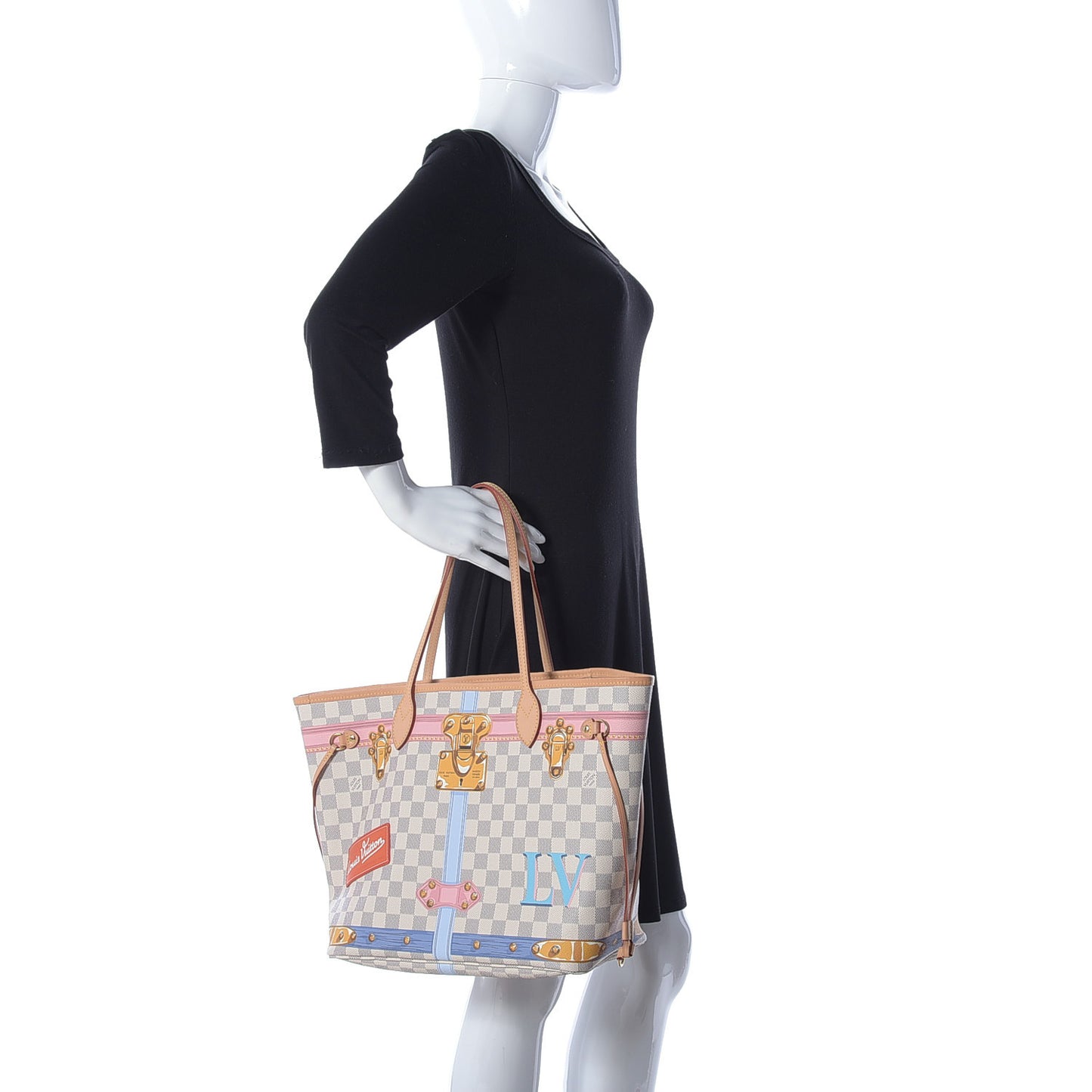 Damier Azur Summer Trunks Neo Neverfull MM
