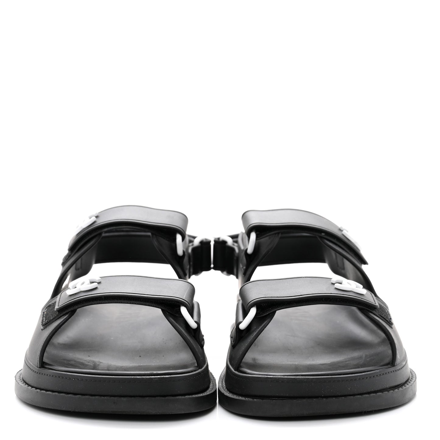 Rubber CC Dad Sandals 37 Black
