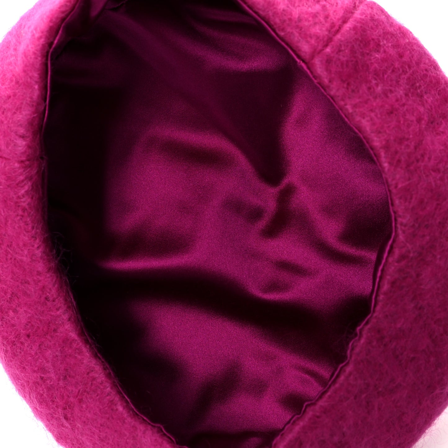 Wool Beret Hat purple