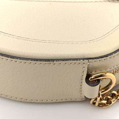 Gucci Textured Calfskin Web Mini Ophidia Round Shoulder Bag Mystic White 15 of 18