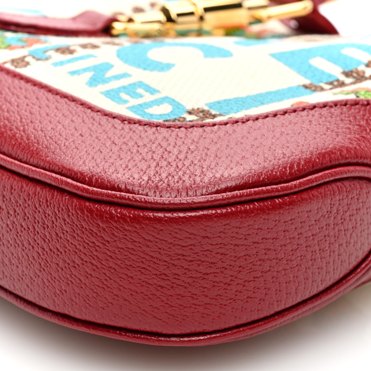 Canvas Calfskin 100 Centennial Music Small Jackie 1961 Hobo Ivory Red