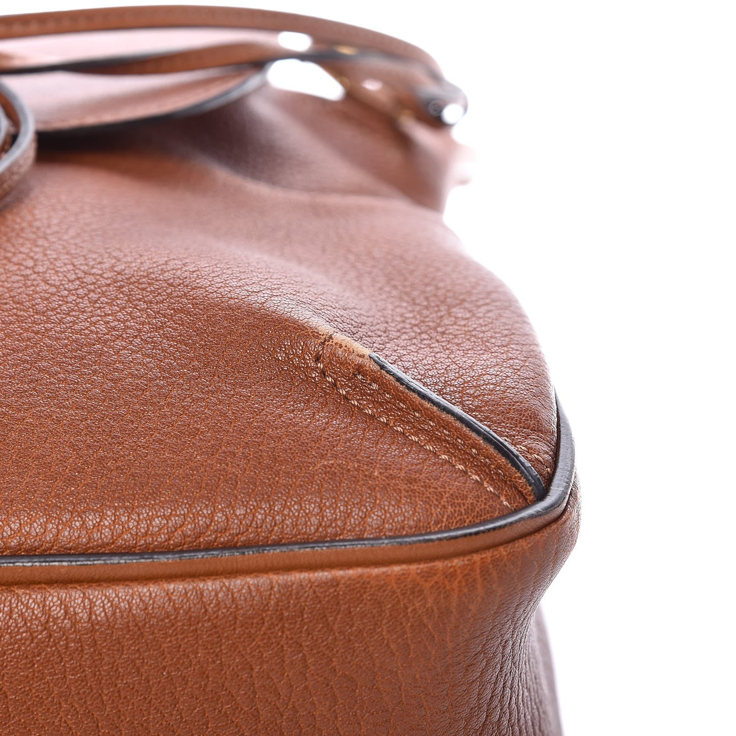 Chloe Grained Lambskin Medium Lexa Shoulder Bag Caramel 19 of 19