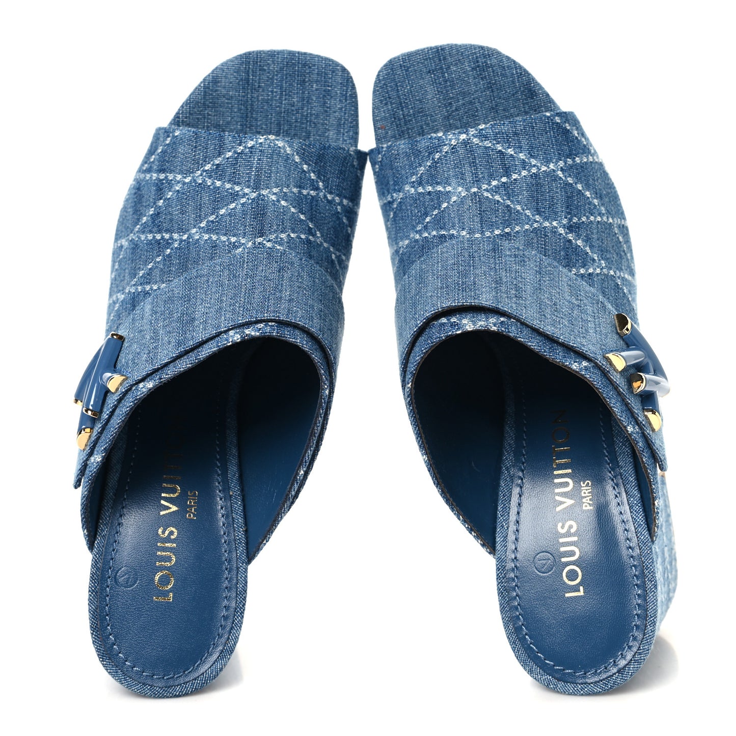 Denim Shake Mule 40 Blue