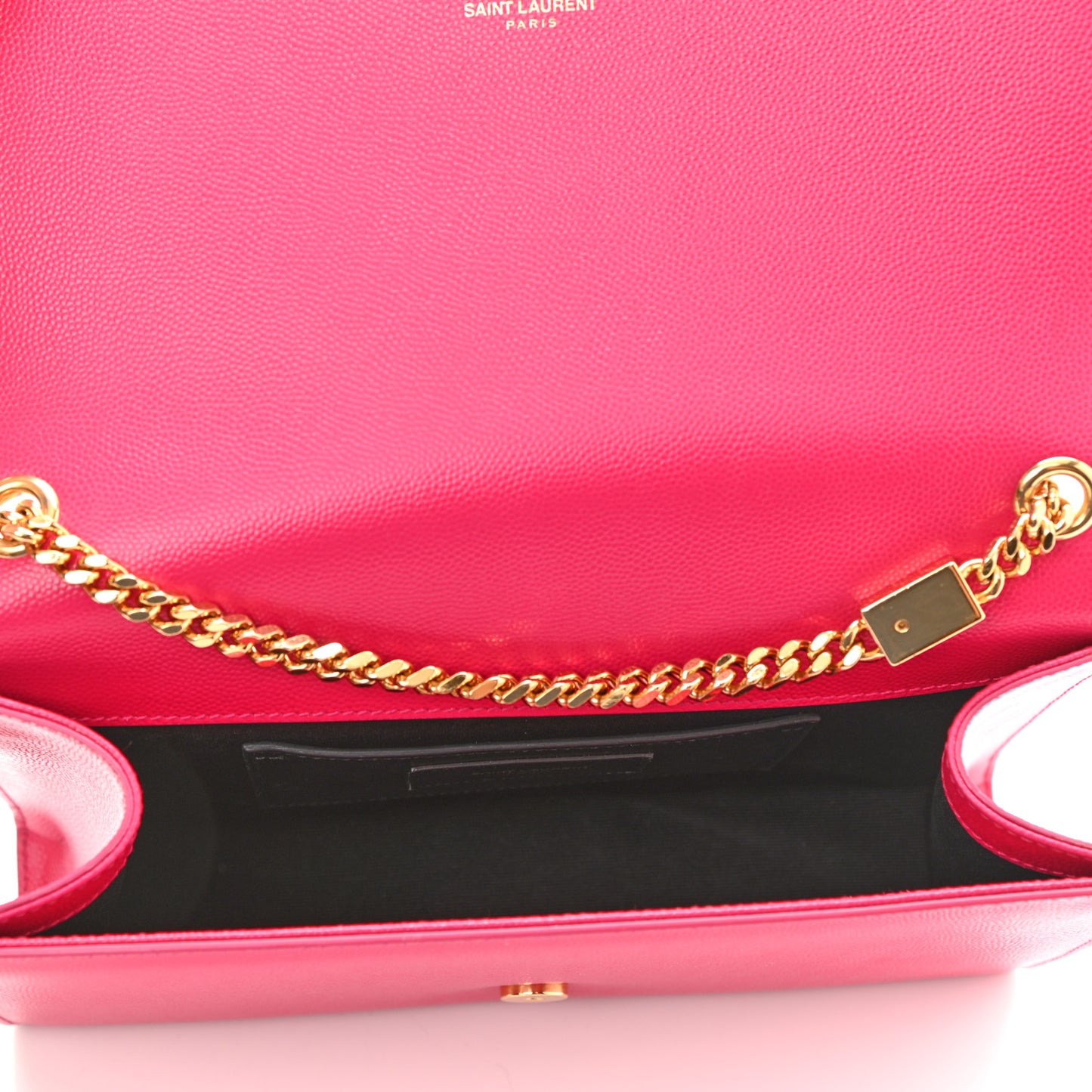 Grain De Poudre Medium Monogram Kate Satchel Lipstick Fuchsia