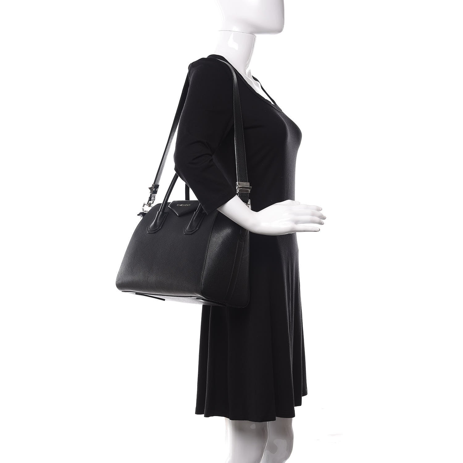 Givenchy Sugar Goatskin Small Antigona Black 2 of 15