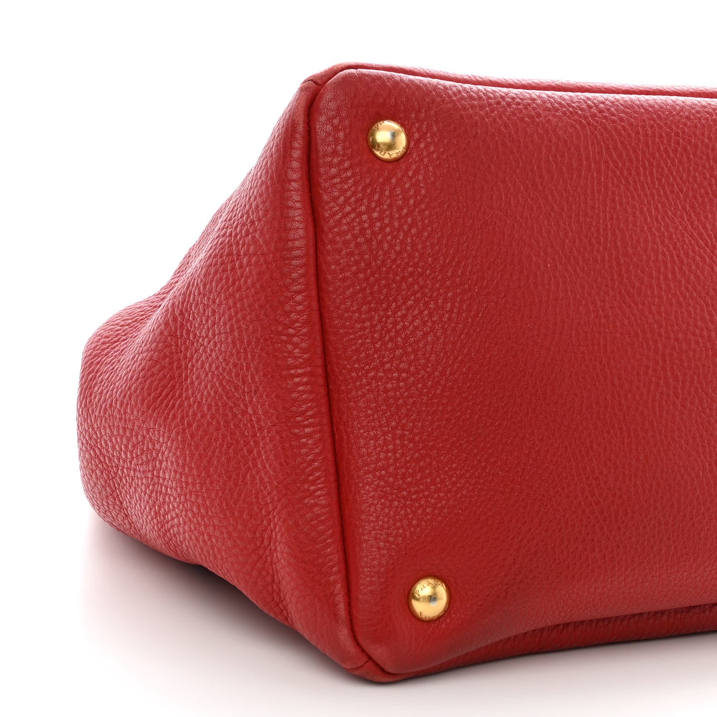 Vitello Daino Tote Rosso