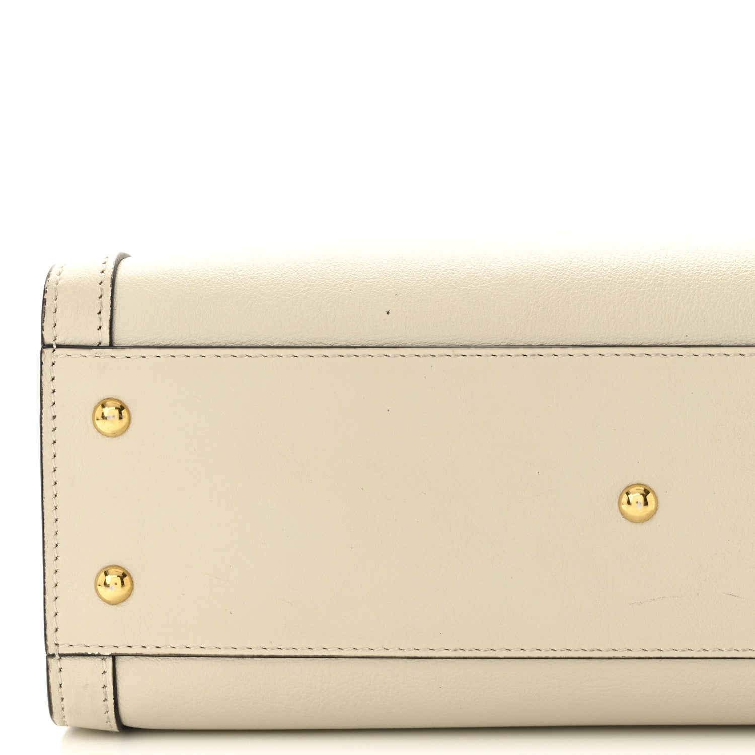 Gucci Wonka Grain Calfskin Small Diana Tote Bag Mystic White Orange Fluo 15 of 15